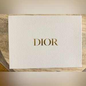 Dior Textured White and Gold Box